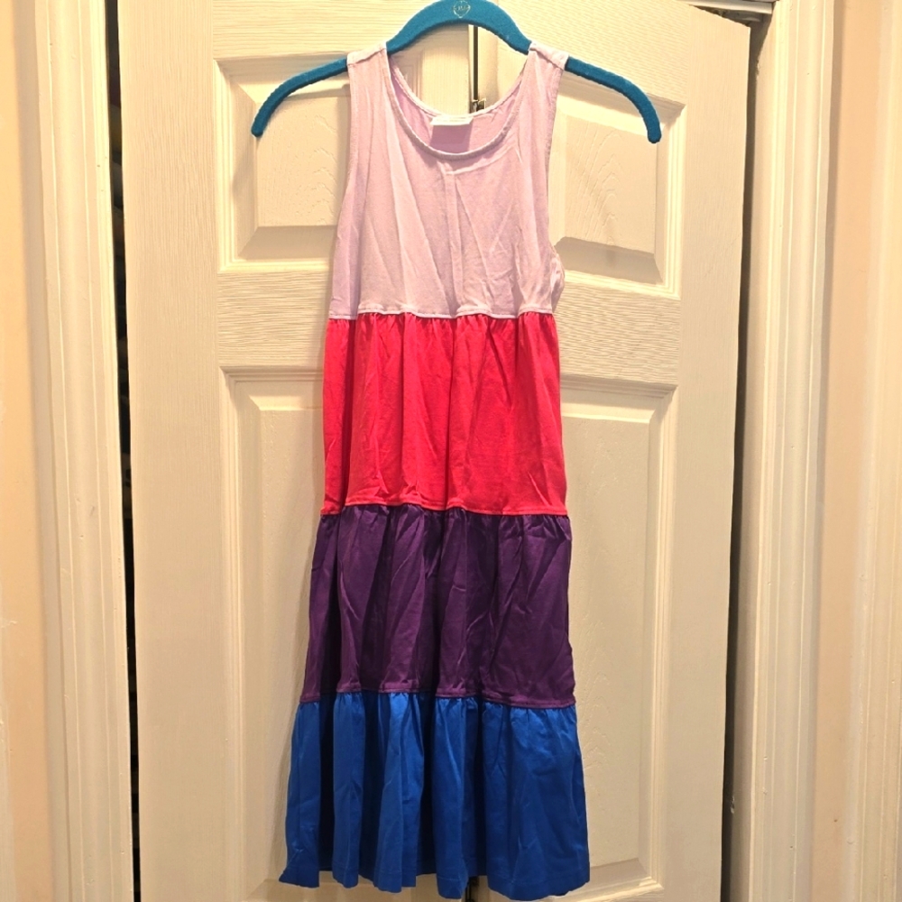 NWOT Hanna Andersson Girls Racerback Dress, Size 140/US 10
